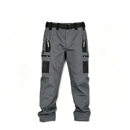 Men's Solid Color Waterproof Tactical Work Pants