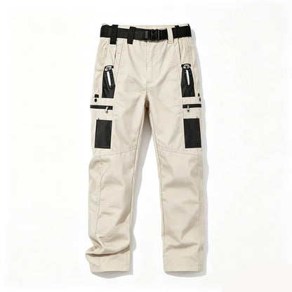 Men's Solid Color Waterproof Tactical Work Pants