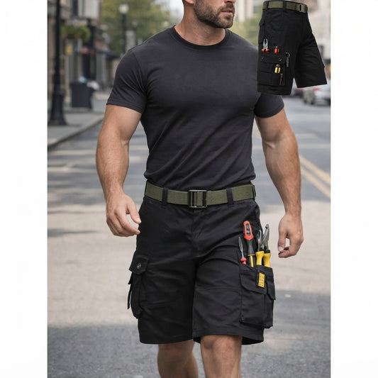 Men's Casual Cargo Pants with Multiple Pockets